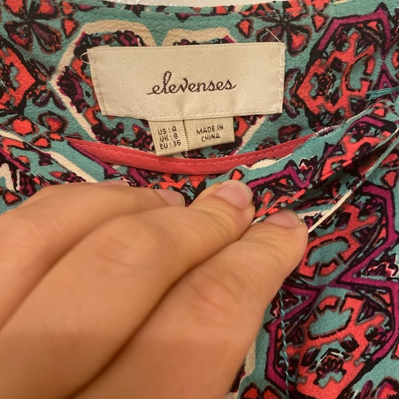 ELEVENSES printed wide leg pants - Picture 6 of 7